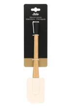 Maku Spatula silicone kple bambu ƒe asiléƒe