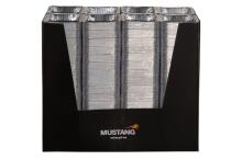 Mustang Foil pan 31x21 cm 12 pcs aluminum ɖeɖefia