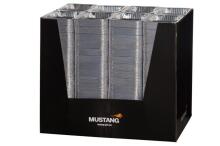 Mustang Foil pan 31x21 cm 12 pcs aluminum ɖeɖefia
