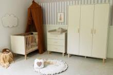 Klups Laura Art.247489 Champagne Puidust kummut