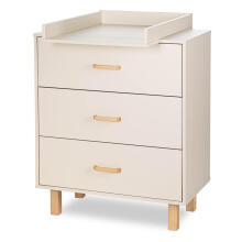 Klups Laura Art.247489 Champagne Puidust kummut