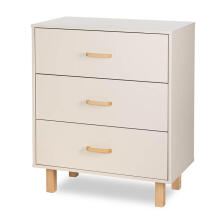 Klups Laura Art.247489 Champagne Puidust kummut