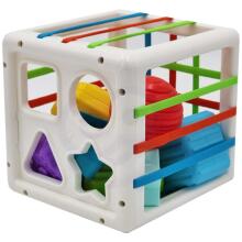 WOOPIE BABY Flexible Sensory Cube Sorter na Ðeviwo Amadede Nɔnɔmewo 11 pcs.