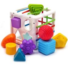 WOOPIE BABY Flexible Sensory Cube Sorter na Ðeviwo Amadede Nɔnɔmewo 11 pcs.