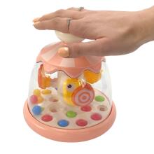 WOOPIE BABY Amadede Lãwo Pink Spinning Top kple Bɔlwo Carousel