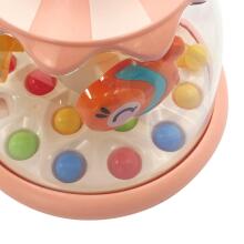 WOOPIE BABY Amadede Lãwo Pink Spinning Top kple Bɔlwo Carousel