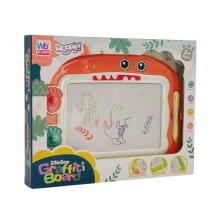WOOPIE Magnetic Amadede ƒe Tabla + 2 Dinosaur Stamps