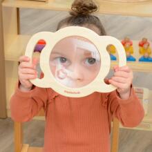 MASTERKIDZ Large Wooden Magnifying Glass Discovery