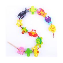 TOOKY TOY Ati Beads Threading Blocks Ƒumelãwo 13 pcs.