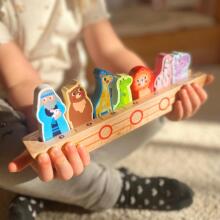 TOOKY TOY Ati Puzzle na Ðeviwo Noa kple Lãwo