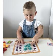 WOOPIE Hehenana Set Nusɔsrɔ̃ be Woaxlẽ Montessori Amadedewo Ƒe Ðoɖowɔɖi Ƒudzi Anyigba 111 pcs.
