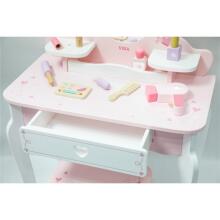 VIGA Ati Dressing Table Gã Yeye kple Pink kple Ahuhɔ̃e kple Zikpui