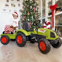 FALK Claas Gã Pedal Tractor kple Trailer tso ƒe 3