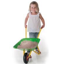 Rolly Toys Metal Garden Wheelbarrow Construction Green