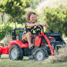 FALK Case Pedal Tractor kple Bucket kple Trailer Dzĩ tso Ƒe 3