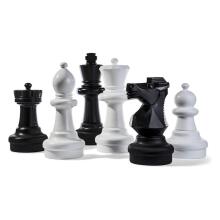 ROLLY TOYS Abɔ me Chess XXL Gã Set kple Chessboard 64cm