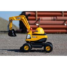 FALK Excavator JCB DIGGER Trɔtrɔ Yellow Ʋuʋu Bucket Tso Ƒe 3 Vi Dzi.