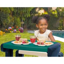 Tikes Suewo Ðeviwo Picnic Table Blue kple Green na Abɔ