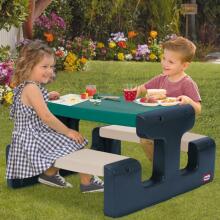 Tikes Suewo Ðeviwo Picnic Table Blue kple Green na Abɔ