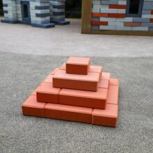 CLASSIC WORLD EDU Mega Xɔtuɖaŋuwo EVA Bricks Falɛfalɛ na Xɔtutu 55 pcs.