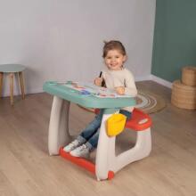 SMOBY Akpa eve ƒe Dɔwɔkplɔ̃ Bench Board 2in1 + 80 kpeɖeŋutɔ