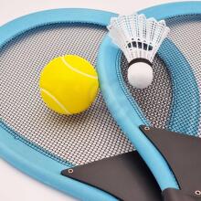 WOOPIE Tennis Rackets Gãwo Badminton na Ðeviwo Set + Bɔl Shuttlecock
