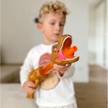 WOOPIE Bɔl Tu Foam Bɔlwo kple Darts Automatic Launcher Dinosaur 22 pcs.