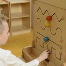MASTERKIDZ Montessori Fine Motor Sliding Board
