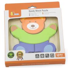 VIGA Vidzĩ ƒe Ati Gbãtɔ ƒe Puzzle Teddy Bear