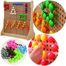 MASTERKIDZ Amadede Jumbo Pegs na STEM Board 64 Pcs - 6 Amadedewo
