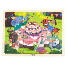 VIGA Ati ƒe Puzzle 24 pcs. Dzigbezãɖuɖu