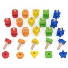 VIGA Nuts and Bolts Match and Screw Skill Toy