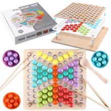 WOOPIE Amadede Bɔlwo Montessori Puzzle Mosaic Sorter
