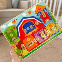TOOKY TOY Manipulative Board Locks Nɔnɔmetatawo Agble