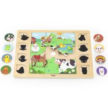 VIGA Ati Puzzle Guess the Vɔvɔli - Agble Puzzle 17 pcs.