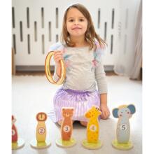 TOOKY TOY Ƒu gbe ɖe Taɖodzinu Ati Aɖaŋu Fefe Hoops 15 pcs.