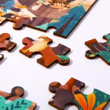TOOKY TOY Puzzle kple Akplo Alpine Lãwo kple Anyigba ƒe Nɔnɔme Puzzle 49 pcs.