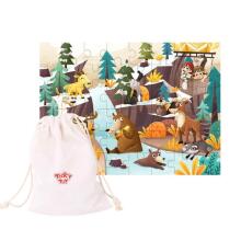 TOOKY TOY Puzzle kple Akplo Alpine Lãwo kple Anyigba ƒe Nɔnɔme Puzzle 49 pcs.