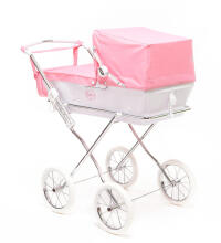 Arrue Prestigio Jr. Art.250608 Paris Large classic doll stroller with bag