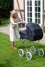 Arrue Princess Jr. Art.250613 Rosa Large classic doll stroller with bag