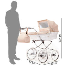 Arrue Classic  Twin Art.250621 Paris Children's exclusive, classic stroller 2 in 1