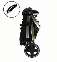 Arrue Ona Silla Art.250637 Black  Baby stroller
