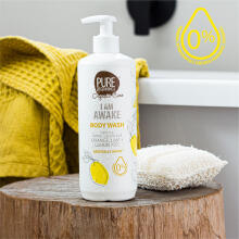 Pure Beginnings Body Wash I am awake Art.251269 nahka ergutav apelsini, laimi ja sidruniga dušigeel I AM AWAKE, 500 ml