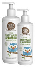 Pure Beginnings Kids Baby Wash Art.251277 seebivaba nahka niisutav, rahustav ja taastav keha- ja juustepesuvahend rahustava metsa lõhnaga, 500 ml