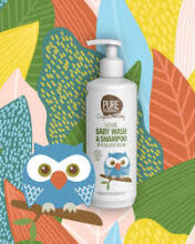 Pure Beginnings Kids Baby Wash Art.251277 seebivaba nahka niisutav, rahustav ja taastav keha- ja juustepesuvahend rahustava metsa lõhnaga, 500 ml