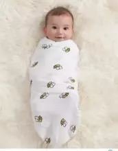 Aden Anais Muslin Swaddles Art.251302 Paisely Teal High quality bamboo muslin swaddle, 1 pc. (120x120 cm)