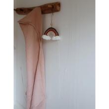 Natruba Bamboo Soft Art.251322 Детское полотенце  с капюшоном из органического хлопка 70x70см