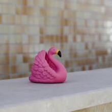 Natruba Bath Toy Peacock Art.251332 100% looduslikust kummist paabulind