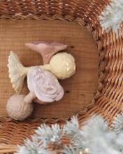 Natruba Ocean Rattle Art.251333 Teether made of 100% natural rubber, 2 pcs.