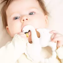 Natruba Rubber Rattle Art.251338  Teether made of 100% natural rubber